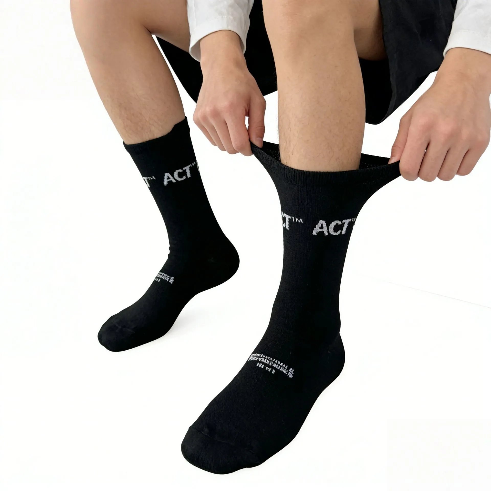 Design ACT ACT™ Logo Socks Black Socks - 9