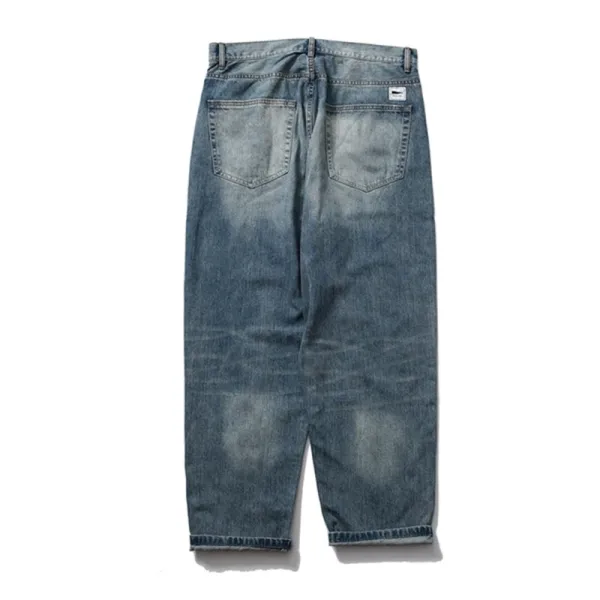 Design Paint-Splatter Washed Denim Jeans - 28