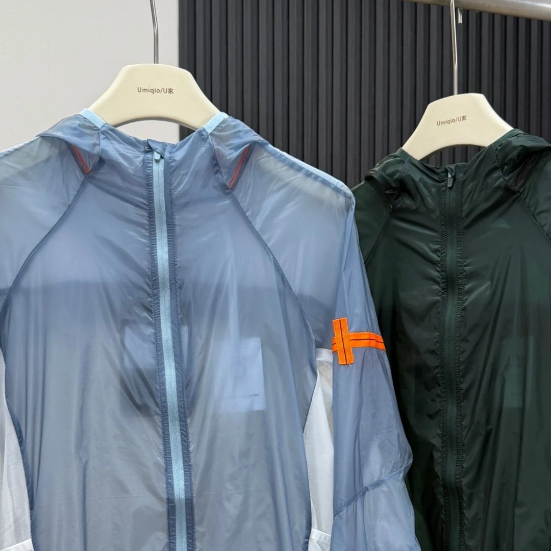 C.P. Company Goggle Jacket Transparent Blue Windbreaker Outerwear - 13