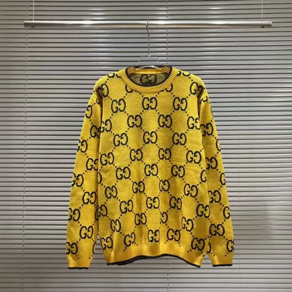 Gucci GG Monogram Green Knit Cardigan - 11