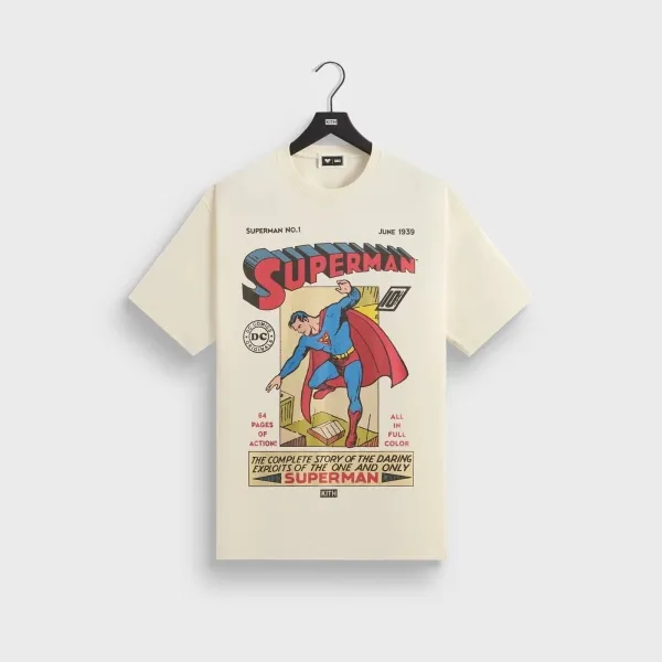 Kith x DC Comics Superman No.1 Vintage Cover T-Shirt Beige - 1