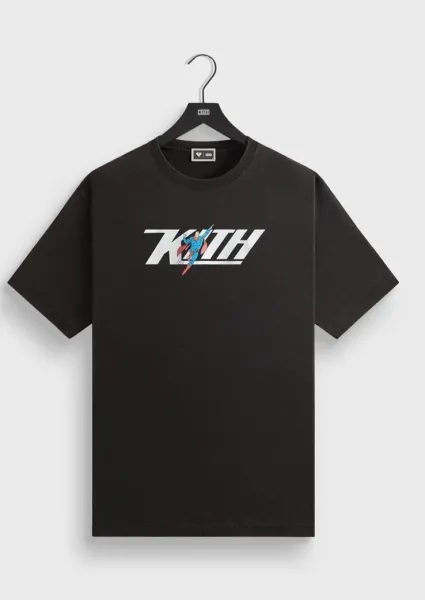 Kith Superman Logo Black T-Shirt - 1