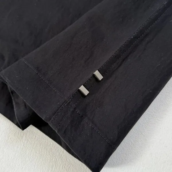 Design Black Mandarin Collar Shirt - 27