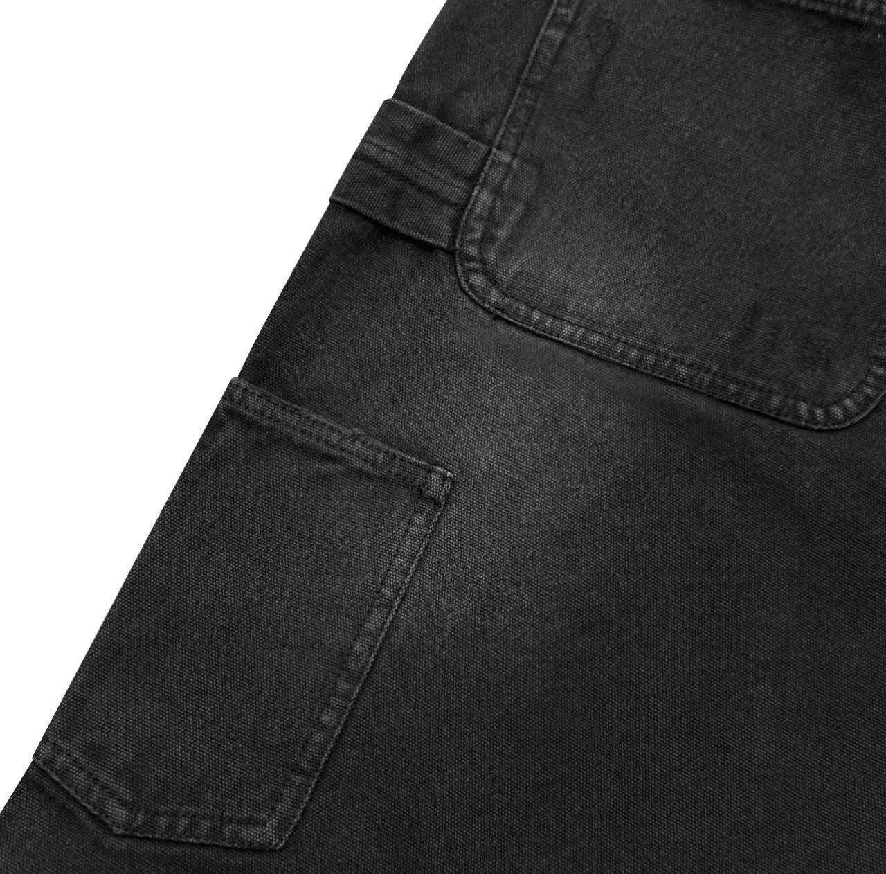 Design Cargo Pants Light Gray Washed Utility Pants - 23