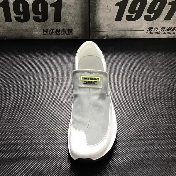 Design CONFIDENT Slip-On Sneakers White / Gray - 1