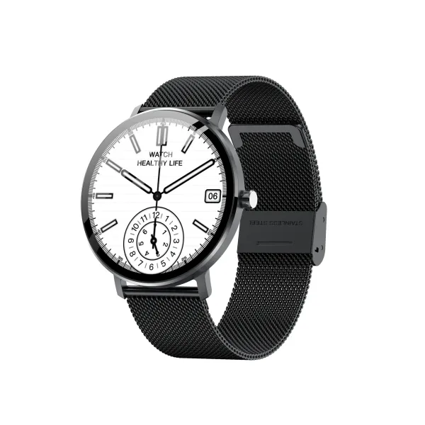 Design Healthy Life Mesh Strap Watch Black Watches - 1