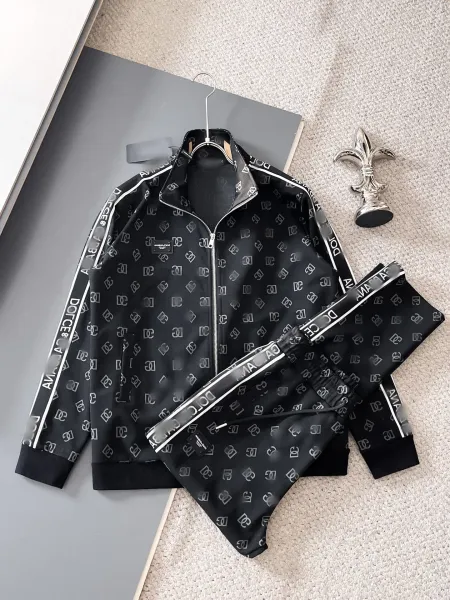 Dolce & Gabbana Monogram Tracksuit Black - 1