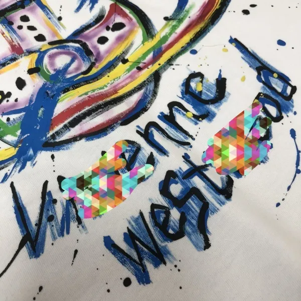 Vivienne Westwood Orb Logo Multicolor Spray Paint T-Shirt - 5