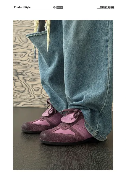 Design FOCP Purple Glitter Panel Sneakers - 11