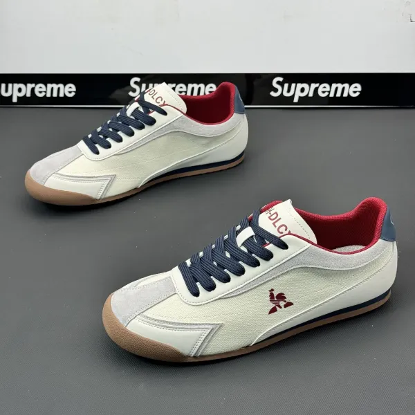 Le Coq Sportif Tennis Classic White Navy Red Sneakers - 12