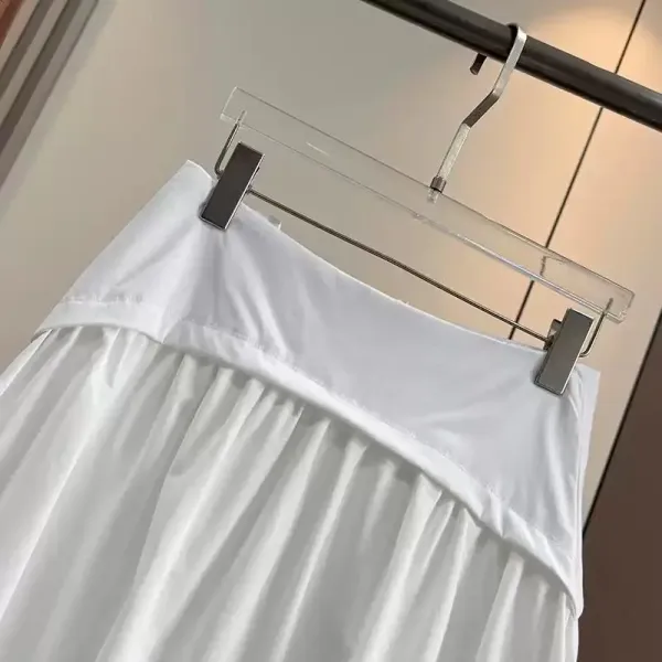 Design Mango Home Pleated A-Line Skirt Light Green Skirt - 15