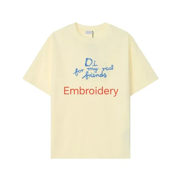 Design Embroidery Graphic T-Shirt White - 6