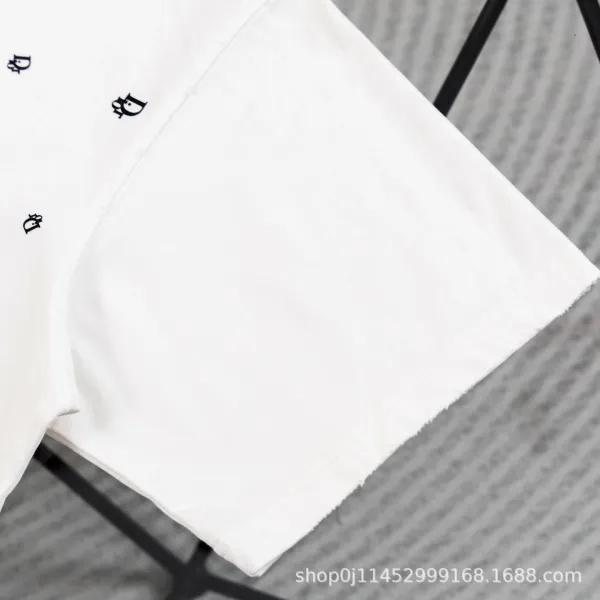 Dior Oblique Logo Print Black T-Shirt - 8