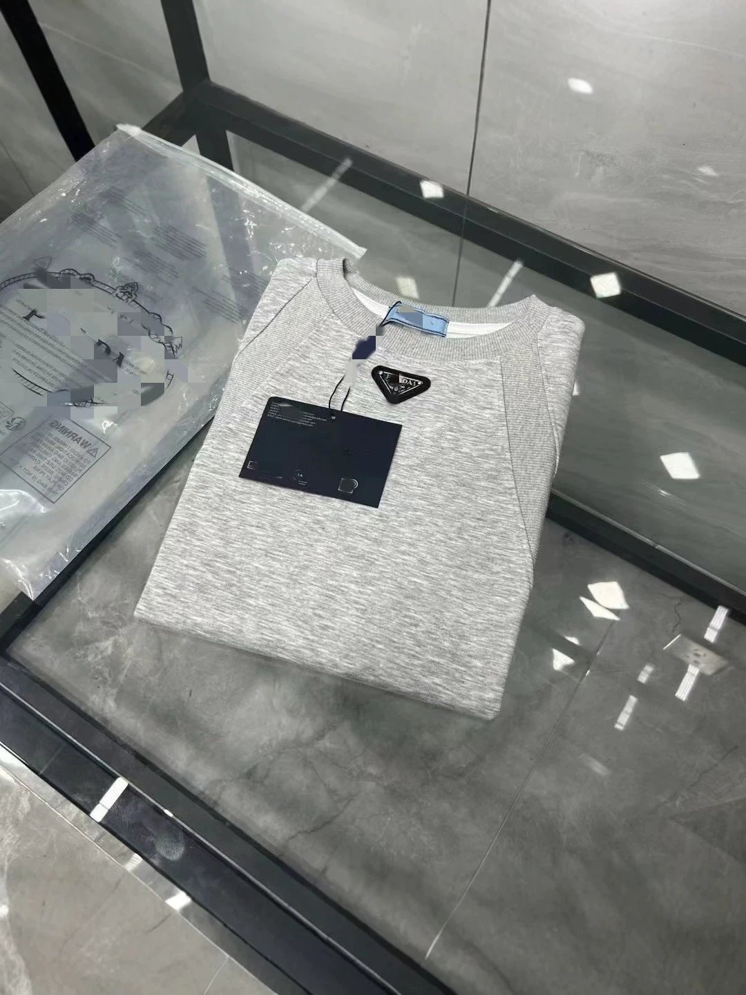 Prada Re-Nylon T-Shirt Black - 8