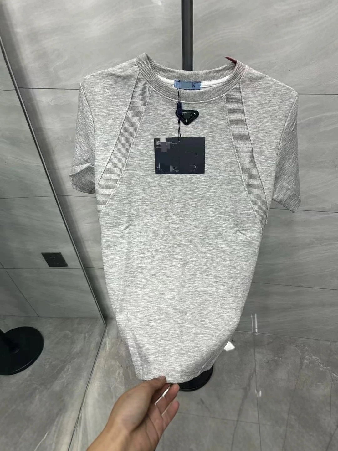 Prada Re-Nylon T-Shirt Black - 9