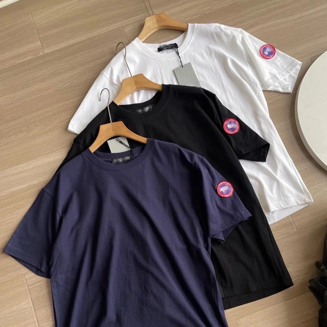 Canada Goose Logo Patch Black T-Shirt - 5