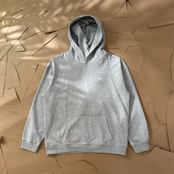 Essentials Gray Oversized Hoodie - 13
