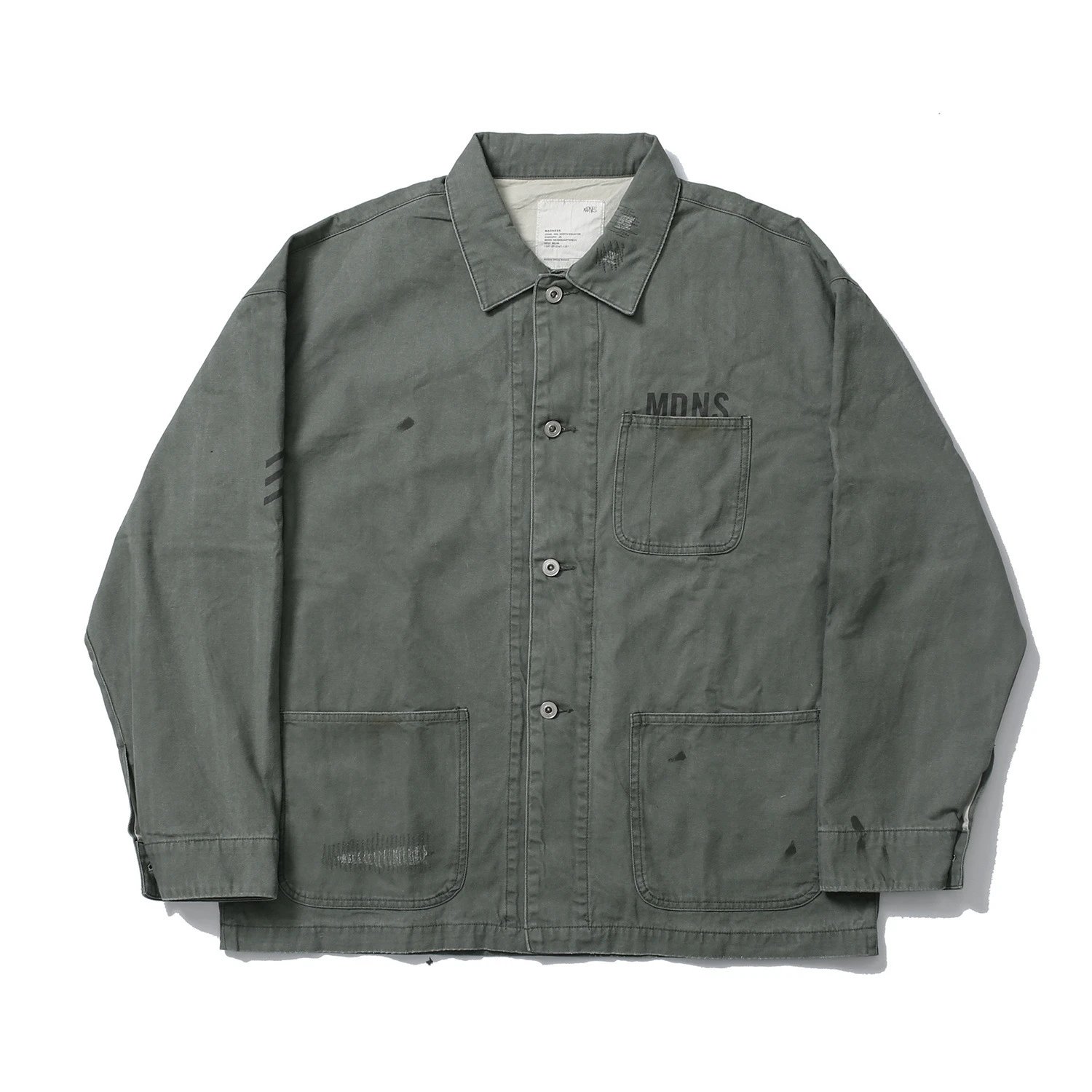 Design MDNS Workwear Jacket Army Green Outerwear - 6