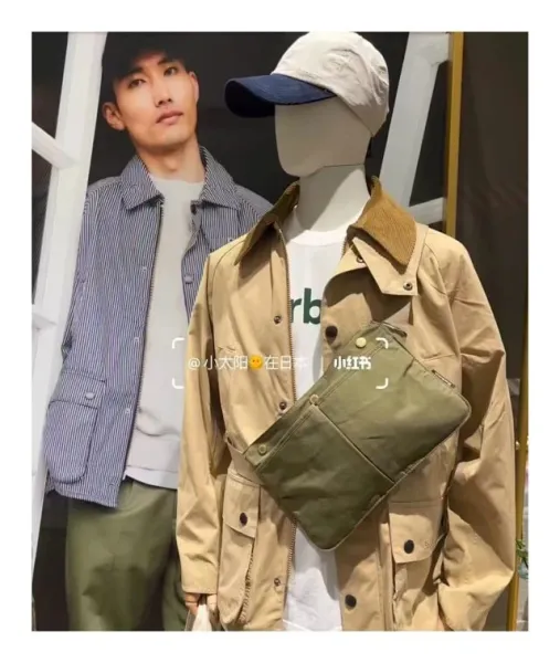 Burberry Barbour Corduroy Brim Baseball Cap Olive / Brown and Cream / Navy Hats - 10