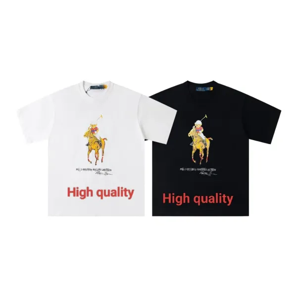 Polo Ralph Lauren Polo Bear Graphic Black T-Shirt - 4