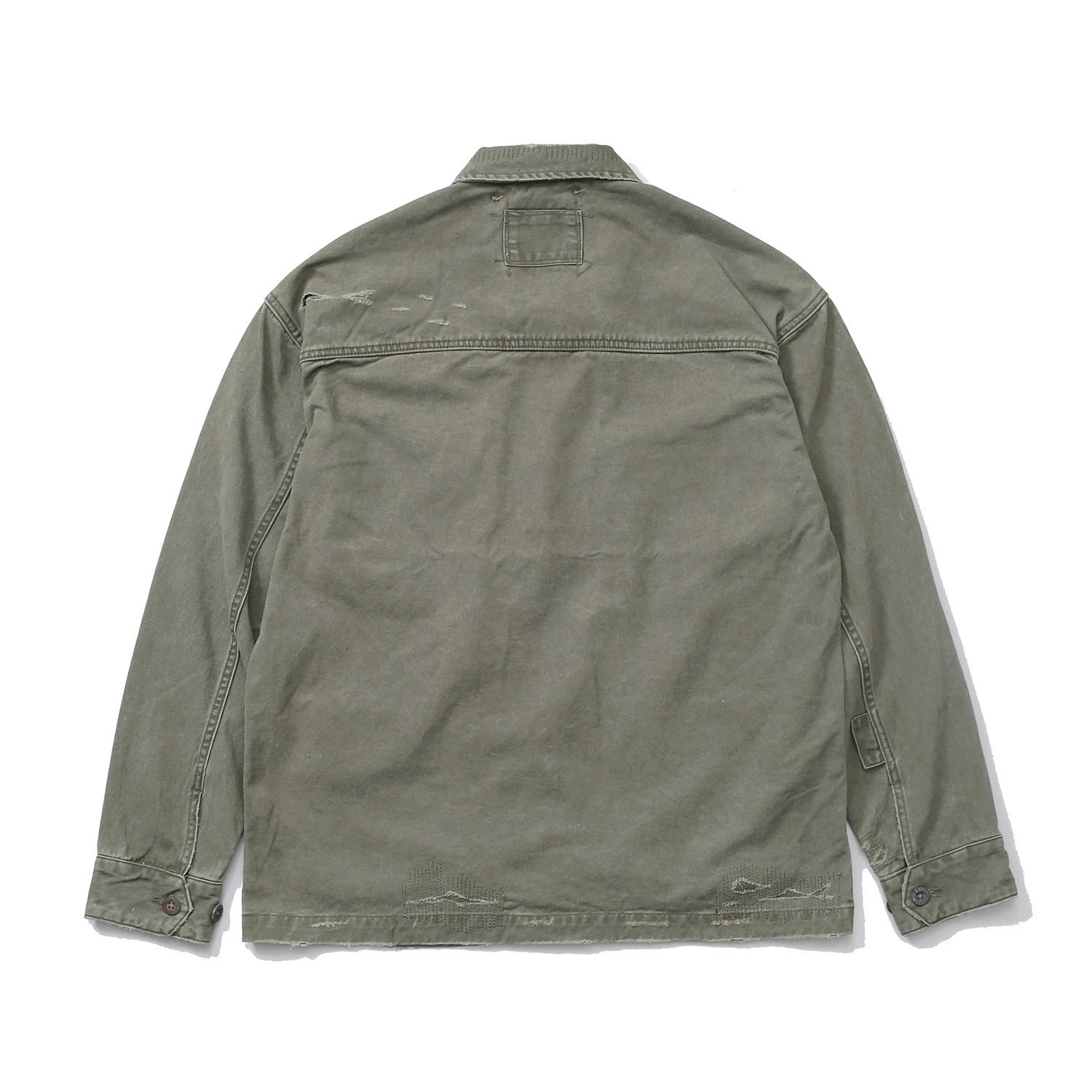 Utility Field Jacket Olive Green Military Style