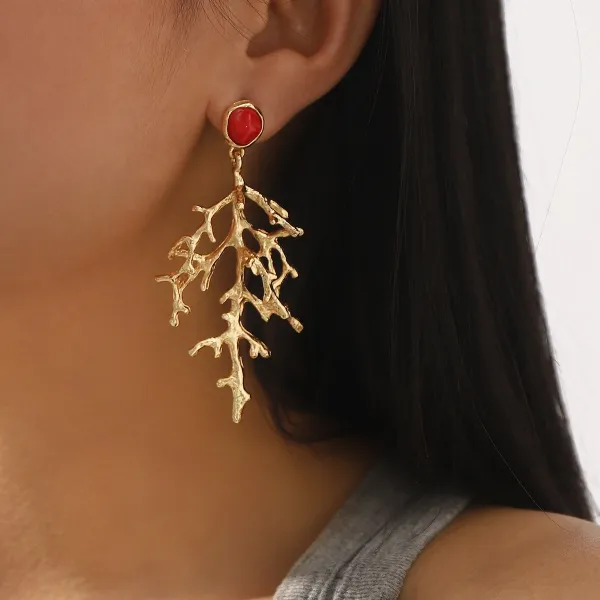 Design Fish Charm Drop Earrings Gold Silver Multicolor Jewelry - 20