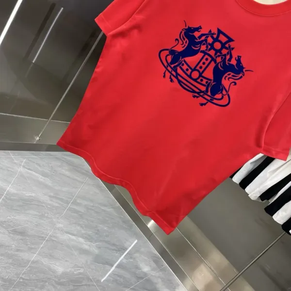 Vivienne Westwood Red Orb Logo T-Shirt Red - 6