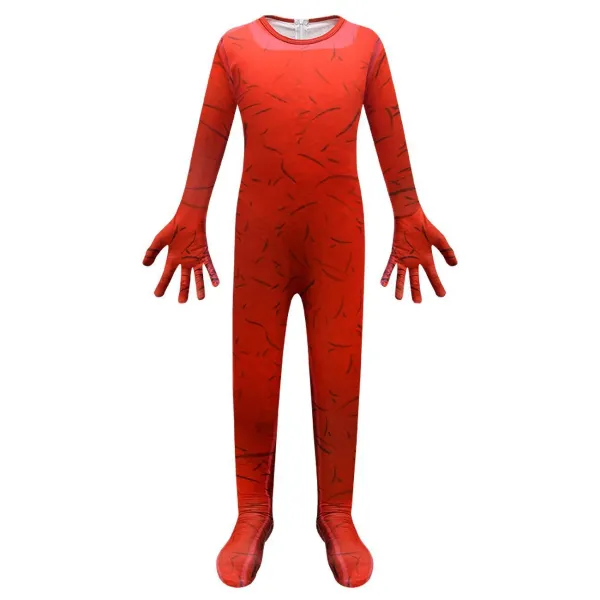 Design Blue Three-Eyed Monster Zentai Suit Activewear - 4