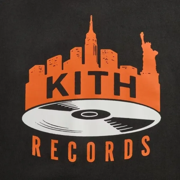 Kith x New York Rangers Logo T-Shirt Black - 16