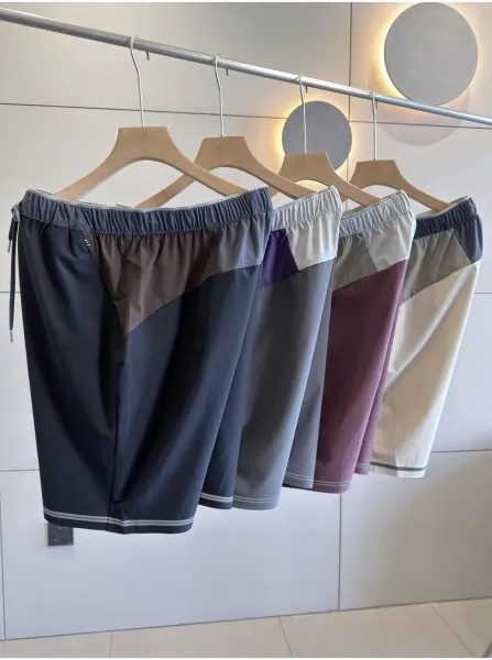 Design Performance Shorts Gray Purple Contrast Shorts - 3