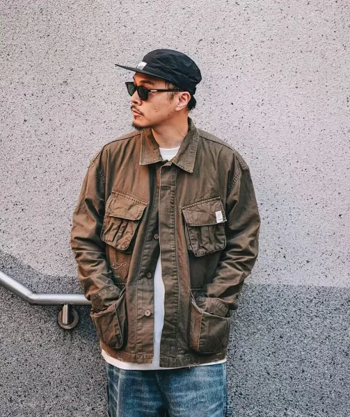 Carhartt Work In Progress M-65 Field Jacket Army Green Jacket Outerwear.jacket - 10