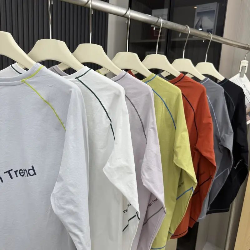 Fashion Trend Short Sleeve T-Shirt White Casual