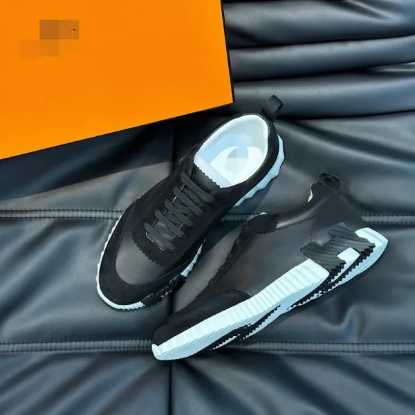 Hogan H222 Sneakers Black and White Sneakers - 1