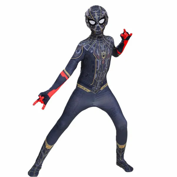 Design Spider-Man Iron Spider Suit Red Full-Body Costume Clothing - 4