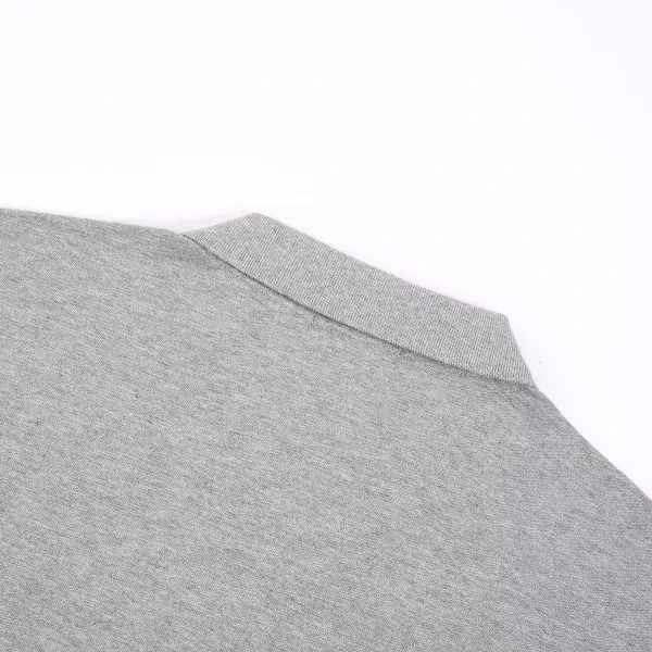 Design Long Sleeve Polo Black Tops Polo - 6