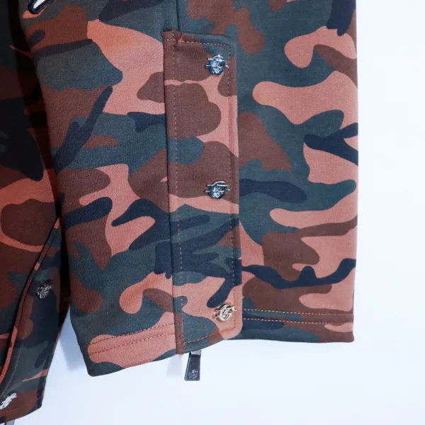 Design Camo Print Graphic Sweatpants Multicolor - 34