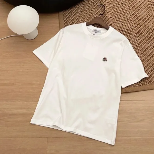 Moncler Logo Patch Black T-Shirt - 6