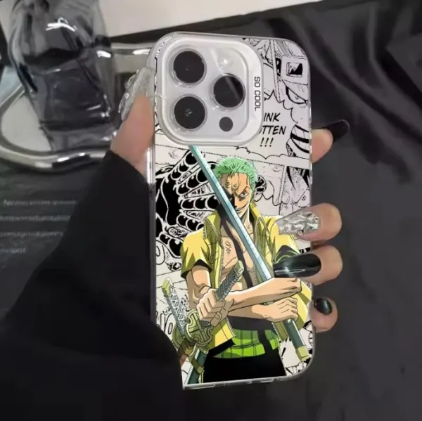 Design One Piece Luffy Manga Art Purple Phone Case - 5