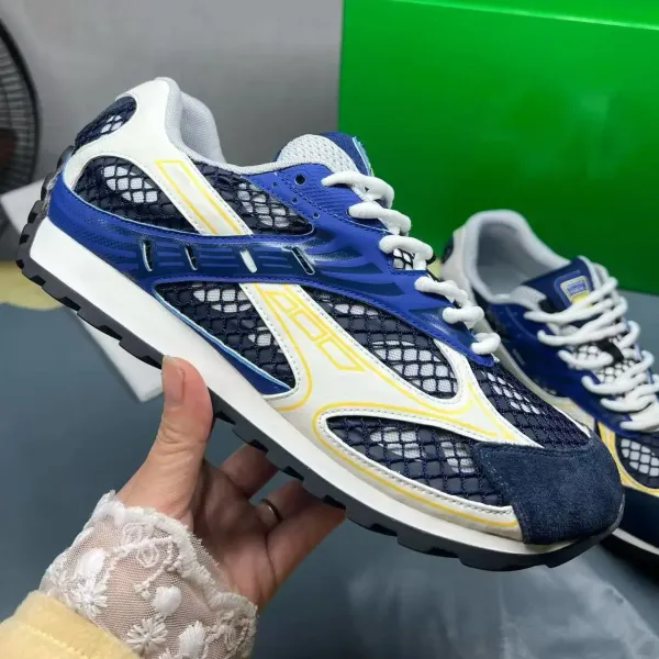 Asics Gel-Lyte III Mesh Blue Yellow White Sneakers - 1