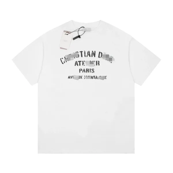 Dior Atelier Paris Avenue Montaigne White T-Shirt - 3