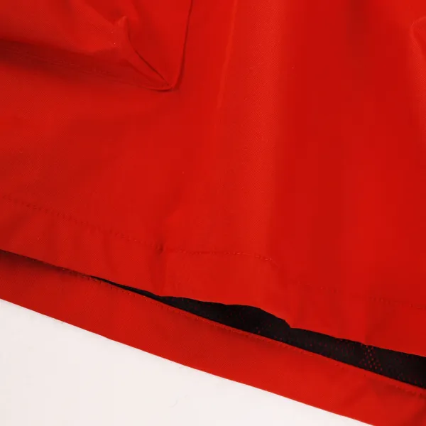 Design Cargo Shorts Red with Patch and Snap Details - 6