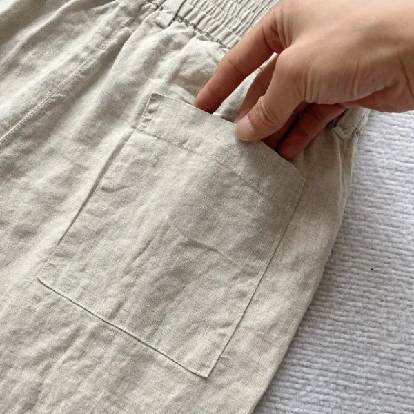 Design Striped Oversized T-Shirt and Beige Pleated Trousers with White Platform Sneakers Pants - 26