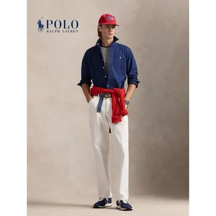 Polo Ralph Lauren Navy Classic Fit Oxford Shirt