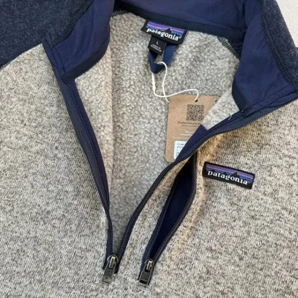 Patagonia Better Sweater Fleece 1 / 4-Zip Gray Outerwear - 41
