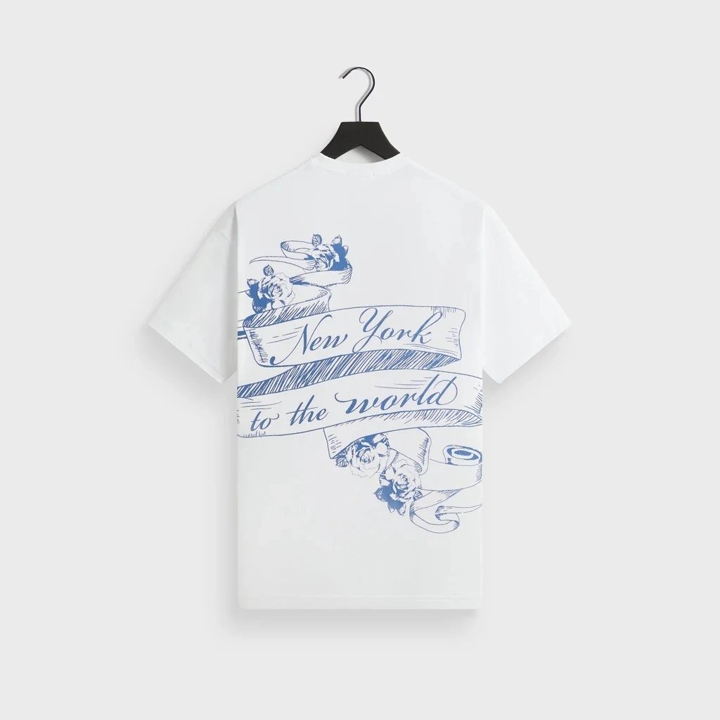Kith x Disney Mickey Mouse Floral Embroidery White T-Shirt - 44