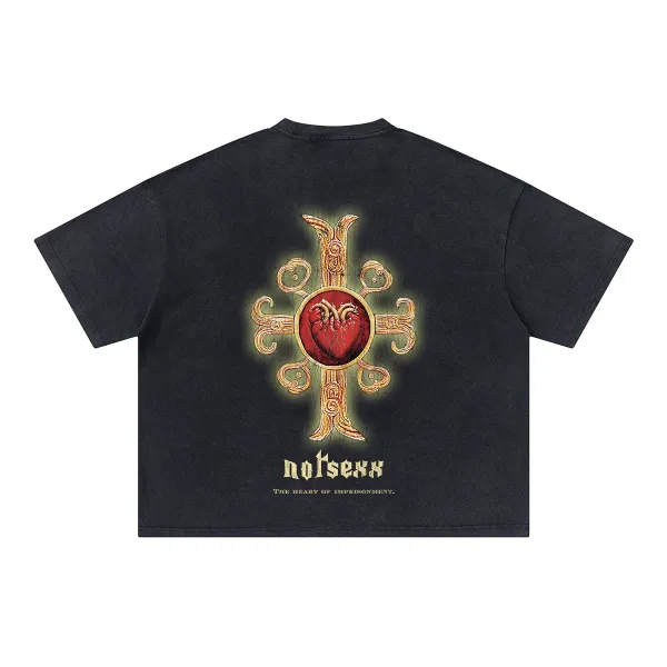 NOFS The Heart of Imprisonment Black T-Shirt - 1