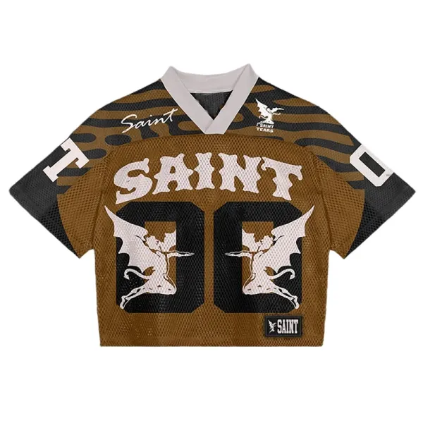 Design State of Mind x V 12 Flame Mesh Jersey Purple Jersey - 33