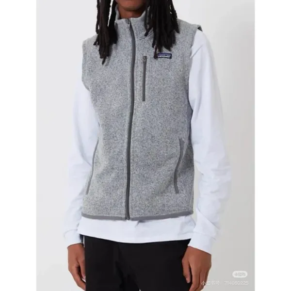 Patagonia Better Sweater Fleece Vest Gray Outerwear.vest - 6