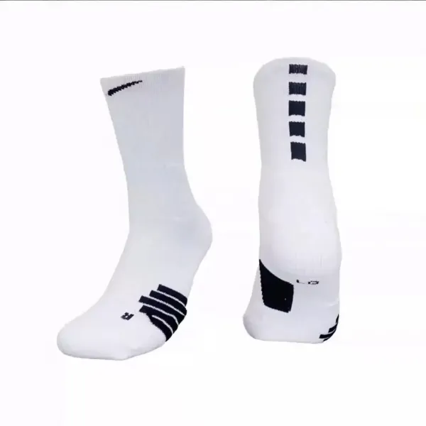 Nike Elite Crew Socks Black / White - 5