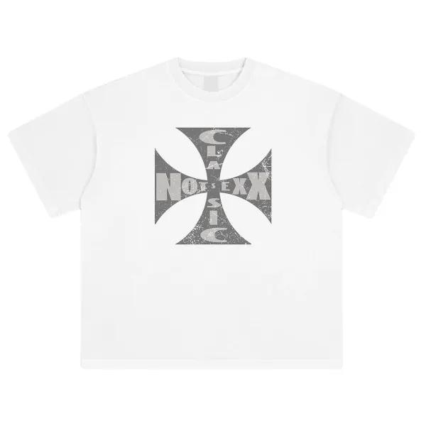 Design Not Sexx Classic Cross T-Shirt Black T-Shirts - 7